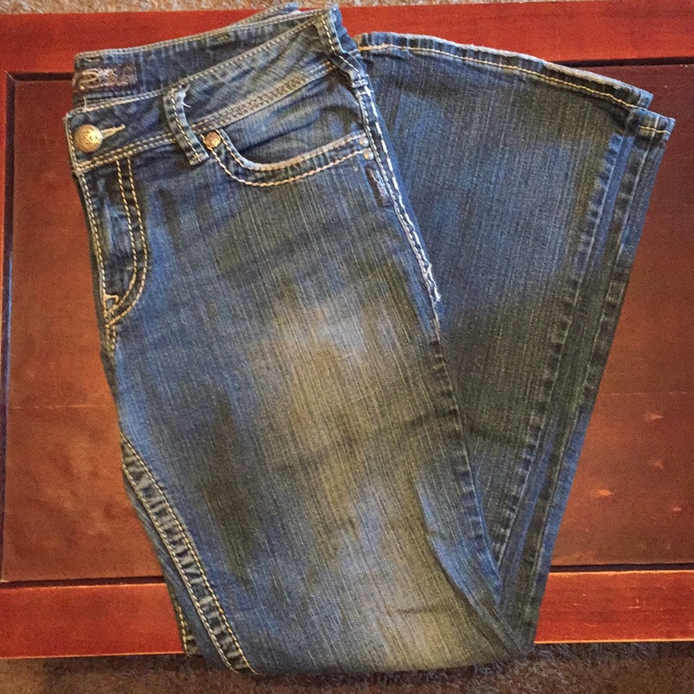 Slim flair jeans